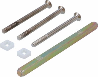 Bevestiging - Staal - S2 - S2 VB3 veiligheidsbeslag montageset deurkdikte 70 mm kruk/kruk