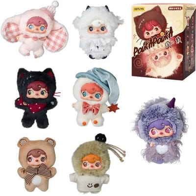 52TOYS POUKAPOUKA Me & Myself Serie Vinyl Pluche Blind Box Schattige Trendy Verzamelfiguur Eén Willekeurige Figuur Per Bestelling