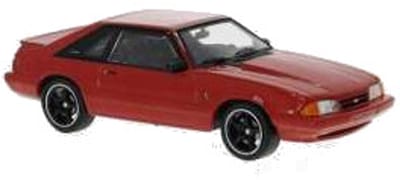 Ford Mustang III 1992 Rood Modelauto 1/43 Ixo Models