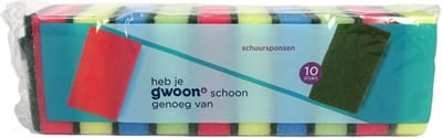 Gwoon - schuursponsen 24x 10 stuks - Voordeelverpakking