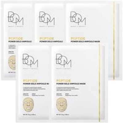 BOM - Peptide Power Gold Ampoule Mask Set 25g x 5 sheets