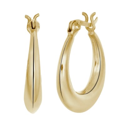 Oorbellen Classy Goudkleur Zilver Gold-Plated JE050G