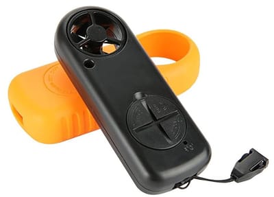 Digitale Windmeter - Anemometer Temperatuur - Meteorologie Meten - Hoge Nauwkeurigheid Snel - 0-30 m/s - Zwart