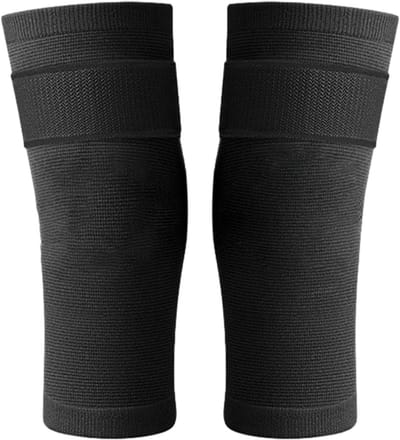 Winter Kniebeschermers - Warmers beenstukken - Sporten in kou - Ademend nylon materiaal - 27 x 16 cm - Zwart