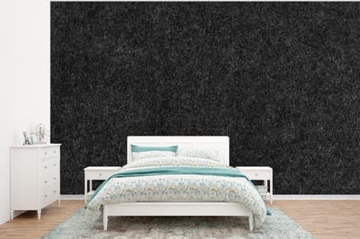 Behang - Fotobehang Zwart - Graniet - Design - Steen - Breedte 320 cm x hoogte 240 cm
