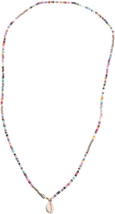 Boho Surfer Choker Ketting met Kralen - Afrikaanse Vinyl Sieraden voor Vrouwen en Meisjes, Perfect voor Vakanties en Festivals