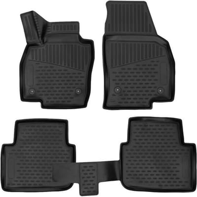 Vloermatten - Exclusief - Skoda Kamiq - Rubber - 4 stuks - Alle seizoenen