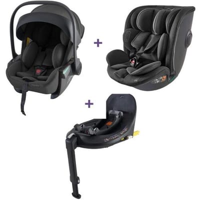 Bundel Prénatal autostoel Sunny, Sacha & base zwart unisex