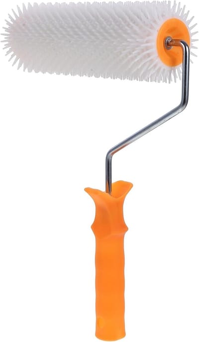 Spiked Screeding Roller 23cm voor Zelfnivellerende Betonnen Vloeren, Ideaal voor Efficiënt Egaliseren en Luchtbellen Verwijderen