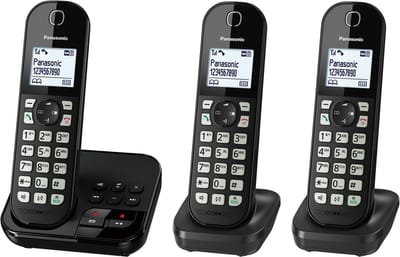 Draadloze telefoon - 3 handsets - antwoordapparaat - DECT - 463