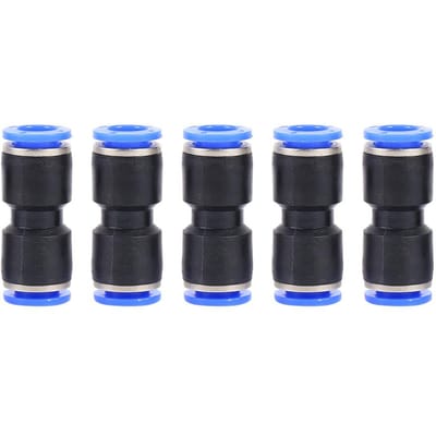 5 stuks pneumatische insteekfittingen luchtventiel waterslang pijpconnector koppelstuk