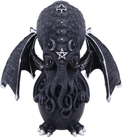 Nemesis Now Beeld/figuur - Culthulhu - Zwart - KLEIN FORMAAT - (hxbxd) ca. 10,3cm x 10,1cm x 6,8cm