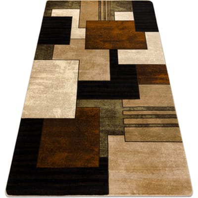 Kleden Rugsx Tapijt ROYAL 5367 Geometrisch 3D - zwart 200x290 cm