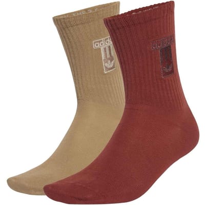 Adidas Originals Unisex Adibreak Crew Socks 2 Pairs Size: L | Underwear Outlet | Unisex | Beige