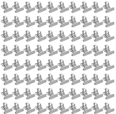80 Stuks Metalen Klemmen voor Documenten, Foto's en Creatief Knutselen - 22mm