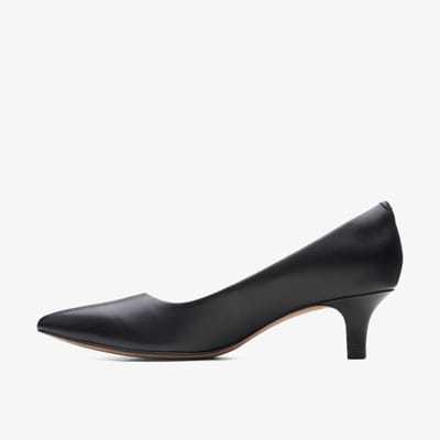 Shondrah Jade Zwarte Leren Schoenen
