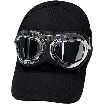 Nieuwe Zonwerende Baseballpet Met Zonnebril Eenvoudige Zon Hoed Vintage Casual Gewassen Pet Zomer black