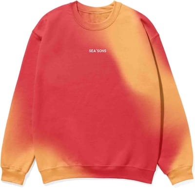 SEA'SONS - Kleurveranderend - Sweater - Oranje-Rood - Maat 176 (SEASONS - Kleur veranderend)