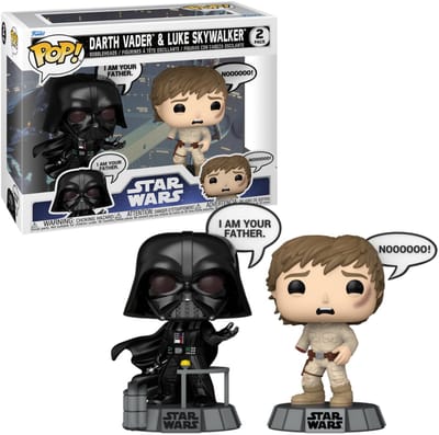 Star Wars Darth Vader & Luke Skywalker (Set van 2) vinylfiguren Unisex Funko Pop! - Neutraal - Standard