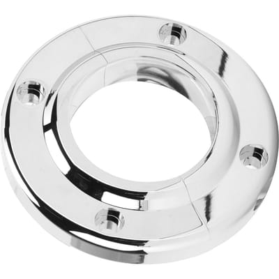 2 STUKS Stuurkolom Vloermontage Gepolijst Rond Vervanging voor GM SBC BBC 350 Motor 2in white