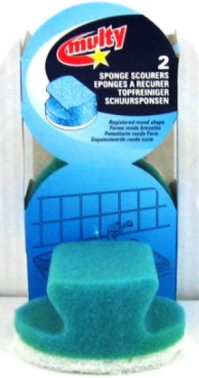Multy Schuurspons Met Handgreep 2 Stuks