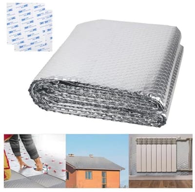 Reflectiefolie voor radiatoren - Isolatie en Warmtebesparing 5m x 60cm