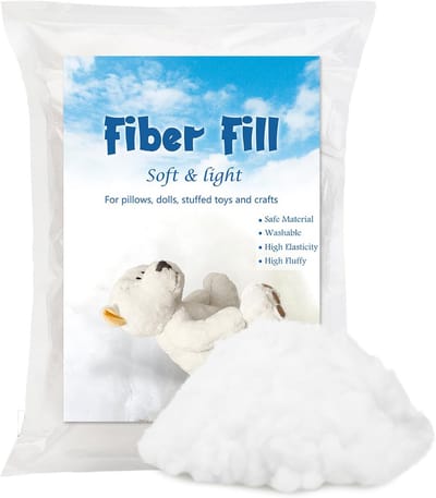 Polyester Vulling - Fiberfill Pluis - Kussens Opvullen - Hoge Veerkracht - 700 gram - Wit