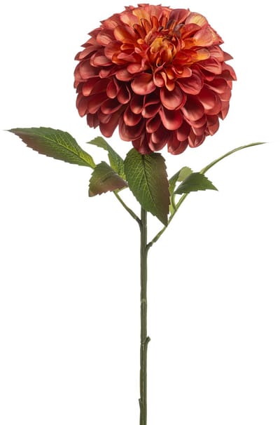 Emerald - Kunstbloem Dahlia pompom XL 77cm beauty - Kunstplant voor binnen