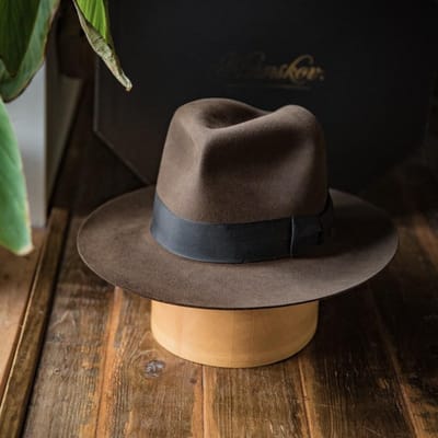 Chapeau Fedora en Feutre de Laine de Luxe Style Français Unisexe Intemporel Élégant Mode Automne Hiver black