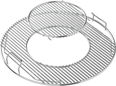 Famanu - 54,5cm Scharnierend kookrooster voor 57 cm Houtskool Grills Gourmet BBQ Systeem Koken Rooster