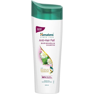 Himalaya Anti-Haaruitval Shampoo 340ml Voor Mannen En Vrouwen Vermindert Haaruitval En Versterkt Haar Met Bhringaraja En Palasha Voor Gezond Uitziend Haar