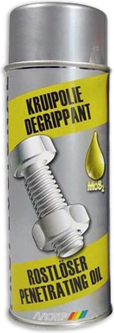 Motip Kruipolie Spuitbus - Krachtige Sproeistraal - 360° Ventiel - 400 ml