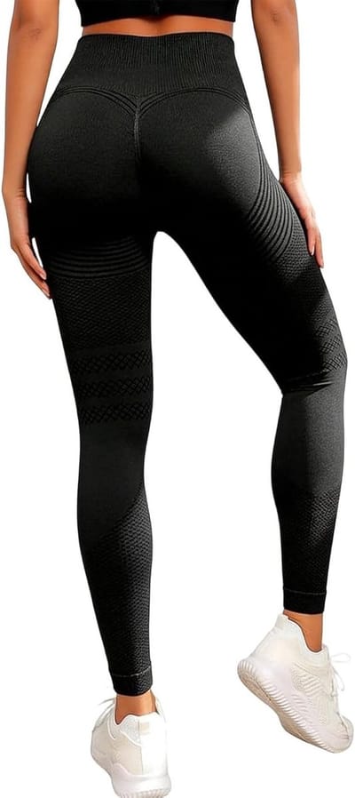 Hoge Taille Sportleggings voor Vrouwen met 3D Compressie en Anti-Cellulite Effect voor Yoga en Fitness Activiteiten