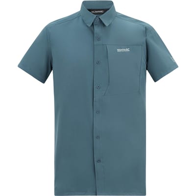 Regatta Heren Reisshirt met Korte Mouwen en Insectenwerend 5XL gray