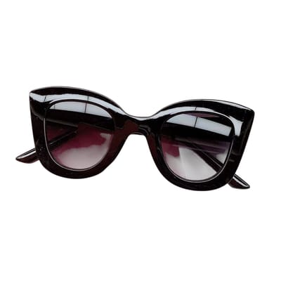 Kinder Zonnebril - Effen Zwart | Kunststof | Fashion Favorite