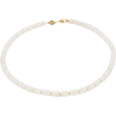 Witte jade stenen halsketting voor dames Sloya Blima