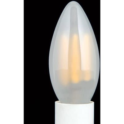 ORION LED lamp E14 C35, mat, 6W, 2700 K, 720 lm, dimbaar