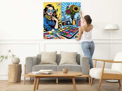 Kunstprint | Wanddecoratie | Dibond | 20 × 20 cm