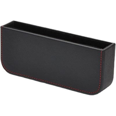 Autostoel Spleet Multifunctionele Opbergdoos Bestuurderszijde Stoel Spleet Organizer Telefoonhouder Doos Zwart Auto Interieur Accessoires zwart
