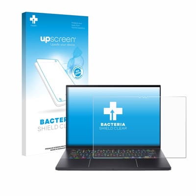 upscreen - Screenprotector voor Acer Predator Triton 14 AI - Folie Beschermfolie transparant antibacterieel
