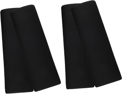 Stuurhoezen Motor - Handvatten Spons - Comfortabel Rijden - Verbeterde Schokabsorptie - 8 Stuks - Zwart