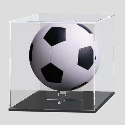 Doorzichtige Acryl Vitrine voor Voetbal, Volleybal of Handbal - Universele Display Box