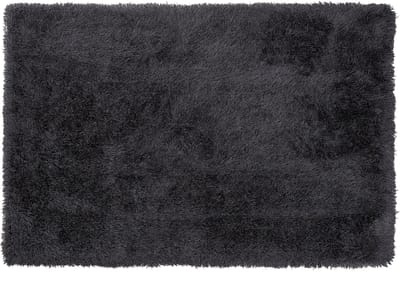 CIDE - Shaggy vloerkleed - Zwart - 160 x 230 cm - Polyester
