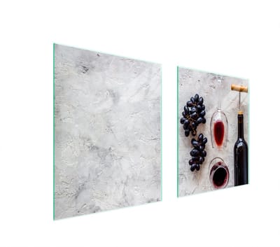 TMK ArtDeko - Beschermplaat Voor Kookplaat - Glas - 85x52 cm - Multicolor