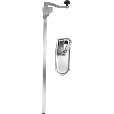 Ouvre-boîte commercial robuste en fonte et acier inoxydable manuel de table avec poignée pour