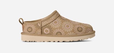 UGG® Classic Micro Sun Stitch Boot in Brown, Suede/Polyester/Leather