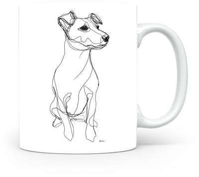 Beker Jack Russell Terriër