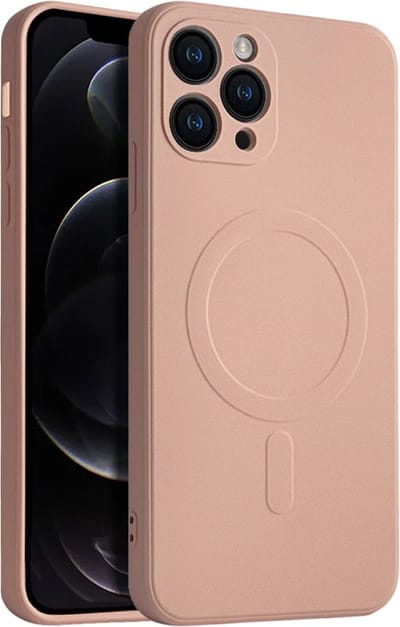 Casify Siliconen Hoesje geschikt voor MagSafe iPhone 11 Pro Hoesje - Roze