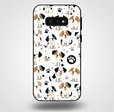 Smartphonica Telefoonhoesje voor Samsung Galaxy S10E met honden opdruk - TPU backcover case honden design geschikt voor Samsung Galaxy S10E