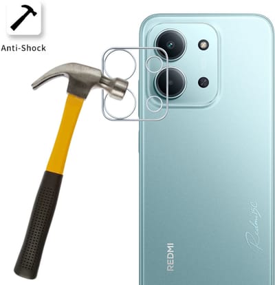 Camera Protector geschikt voor Xiaomi Redmi 15C 4G - 2 stuks van glas Transparante glazen